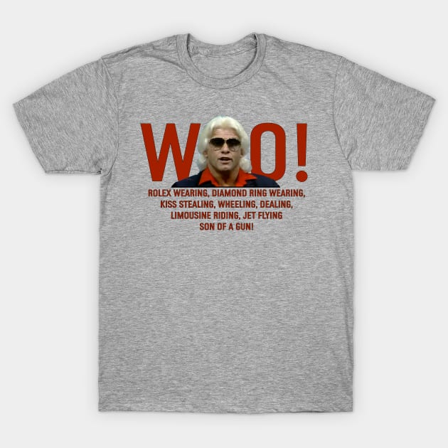 Rolex Wearing, Diamond Ring Wearing Ric Flair TShirt TeePublic
